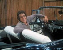 The Brady Bunch Barry Williams as Greg in 1971 Plymouth Barracuda 8x10 photo