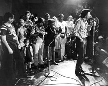 Fillmore 1972 historic concert Bill Graham on stage with bands 8x10 photo