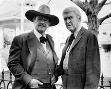 The Shootist 1976 western legends John Wayne & James Stewart 8x10 photo