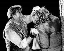 The Cowboys classic John Wayne "beats the hell out of" Bruce Dern 8x10 photo