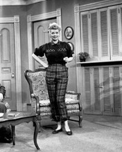 Lucille Ball smiling full length pose in living room I Love Lucy 8x10 photo