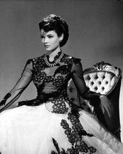 Gene Tierney beautiful 1942 glamour portrait in lace top 8x10 inch photo