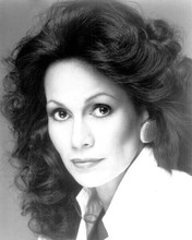 Barbara Luna beautiful 1980's portrait elegant in white shirt 8x10 photo