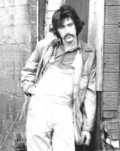 Al Pacino in overalls leaning in doorway 1973 Serpico 8x10 inch photo