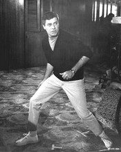 Jerry Lewis practices moves directing scene from 1967 The Big Mouth 8x10 photo