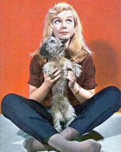 Marion Michael Liane Jungle Goddess star with small dog 8x10 inch photo