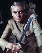 Diamonds Are Forever 1971 Charles Gray as Blofeld holding knife 8x10 inch photo