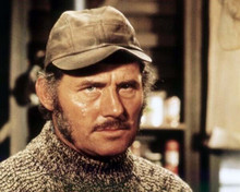 Robert Shaw as Quint in his cable sweater & cap 1976 Jaws 8x10 inch photo