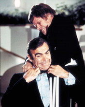Diamonds Are Forever Bruce Glover as Mr Wint strangles Sean Connery 8x10 photo