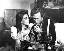 Bob & Carol & Ted & Alice 1969 Natalie Wood & Robert Culp smoke weed 8x10 photo