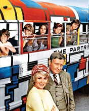 The Partridge Family Reuben & Shirley by Partridge bus kids inside 8x10 photo