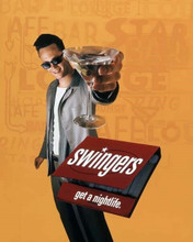 Swingers 1996 Vince Vaughn holds up martini glass 8x10 inch photo