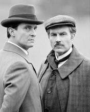 Adventures of Sherlock Holmes Jeremy Brett with David Burke 8x10 photo