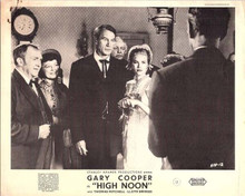 High Noon 1952 original 8x10 lobby card Gary Cooper Grace Kelly wedding scene