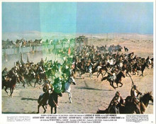 Lawrence of Arabia 1971 original 8x10 lobby card troops charging in desert