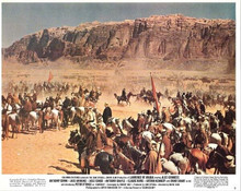Lawrence of Arabia 1971 original 8x10 lobby card troops on horseback in desert