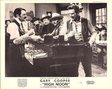 High Noon 1952 original 8x10 lobby card Lloyd Bridges drinks in saloon bar