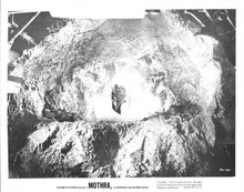 Mothra 1962 original 8x10 inch photo Mothra emerges from an egg