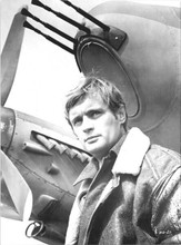 David McCallum in flying jacket 1970 original 8x10 inch photo Mosquito Squadron