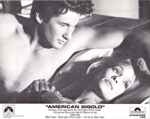 American Gigolo 1980 original 8x10 lobby card Richard Gere Nina van Pallandt bed