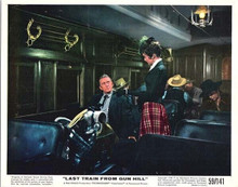 Last Train From Gun Hill 1959 original 8x10 lobby card Kirk Douglas on train