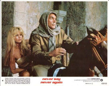 Never Say Never Again 1983 original 8x10 lobby card Connery Basinger horseback