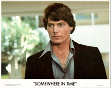 Somewhere in Time 1980 original 8x10 lobby card Christopher Reeve portrait