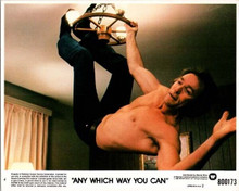 Any Which Way You Can 1980 original 8x10 lobby card Clint Eastwood swings