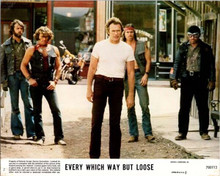 Every Which Way But Loose 1978 original 8x10 lobby card Clint Eastwood & bikers