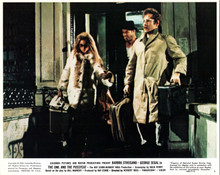 Owl and the Pussycat 1970 original 8x10 lobby card Streisand & Segal and luggage