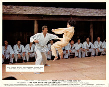 Man With The Golden Gun original British 8x10 lobby card Roger Moore kung fu