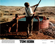Tom Horn 1980 original 8x10 inch lobby card Steve McQueen Linda Evans bathing