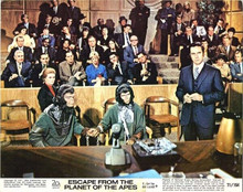 Escape From The Planet of the Apes 1971 original 8x10 lobby card court scene