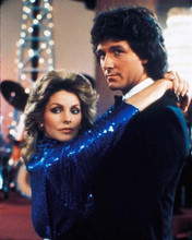 Dallas Patrick Duffy & Priscilla Presley Bobby & Jenna dance 8x10 inch photo