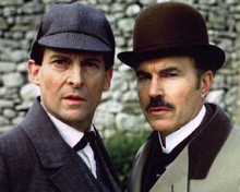 Adventures of Sherlock Holmes Jeremy Brett & David Burke 8x10 inch photo