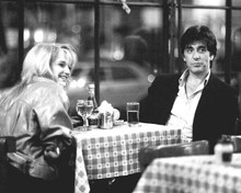 Sea of Love Ellen Barkin & Al Pacino sit at tablke in restaurant 8x10 inch photo