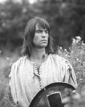 Oliver Tobais 1972 with his shield as Arthur of The Britons TV 8x10 inch photo