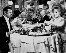 Hello Dolly Walter Matthau Barbra Streisand enjoy turkey dinner 8x10 inch photo