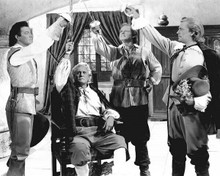 At Sword's Point C Wilde A Hale Jr D O'Herlihy M Olsen swords aloft 8x10 photo