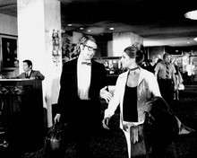 What's Up Doc 1972 Ryan O'Neal Barbra Streisand in hotel lobby 8x10 inch photo