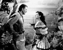 Wake of the Red Witch 1948 John Wayne smiles at Gail Russell 8x10 inch photo