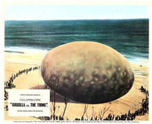 Godzilla vs The Thing giant egg on beach 8x10 inch photo
