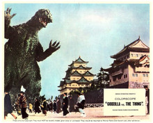 Godzilla vs The Thing Godzilla terrorizes Japanese town 8x10 inch photo