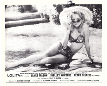 Lolita 1962 Sue Lyon sunbathes in bikini & sunglasses 8x10 inch photo