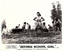 Reform School Girl 1957 Gloria Castillo & girls do field work 8x10 inch photo