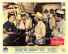 We're No Angels Humphrey Bogart Leo G. Carroll P Ustinov A Ray 8x10 inch photo