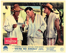 We're No Angels 1955 Humphrey Bogart Peter Ustinov Aldo Ray 8x10 inch photo