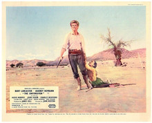 The Unforgiven 1960 Burt Lancaster drags Audrey Hepburn in desert 8x10 photo