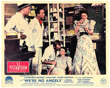 We're No Angels Bogart Ray Ustinov Joan Bennett Gloria Talbott 8x10 inch photo