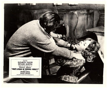 Who's Afraid of Virginia Woolf Richard Burton strangles Liz Taylor 8x10 photo